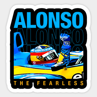 Fernando Alonso 2005 2006 Champion Sticker